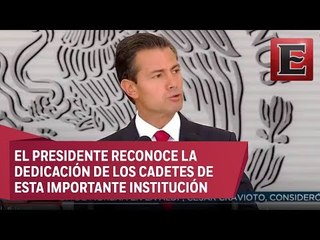 EPN encabeza ceremonia de clausura del Sistema Educativo del Heroico Colegio Militar