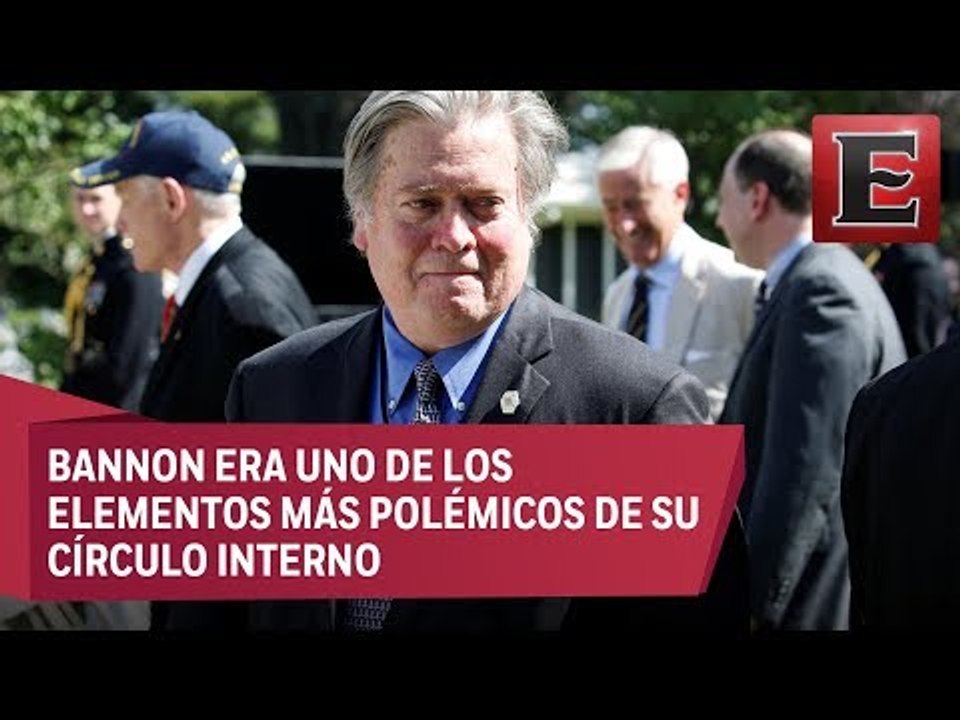 ÚLTIMA HORA: Trump remueve a Steve Bannon como estratega en jefe de la Casa Blanca