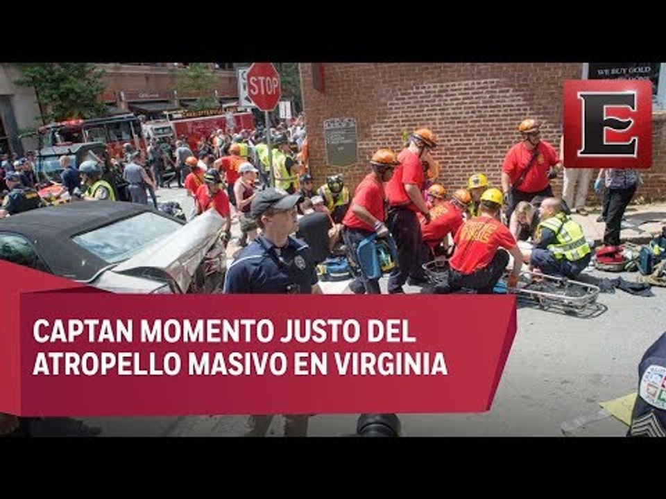 Video: Momento justo del atropellamiento en Virginia