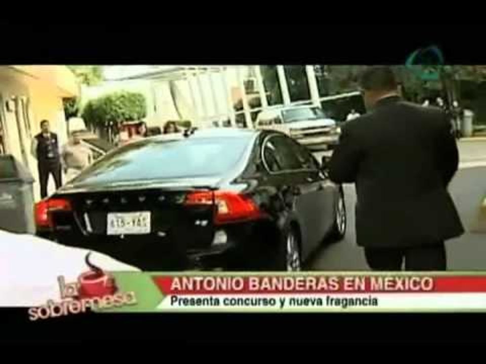 La sobremesa Antonio Banderas en México presenta nueva fragancia y concurso de cortometrajes