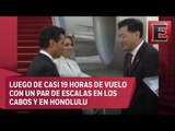 Peña Nieto llega a China para asistir a la IX Cumbre BRICS