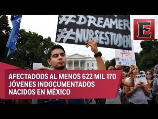 Protestas en EU por la eliminación del DACA