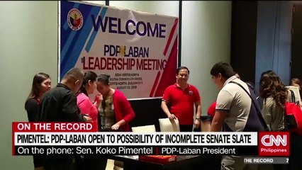 On the Record: Senatorial survey: Who's in, who's out