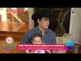 ¡Julián Figueroa visitó la tumba de su papá! | Sale el Sol