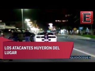 Intento de ejecucion en Punta Cancún, quintana roo