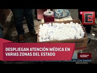 Brigadas de salud en Edomex para atender a afectados por lluvias