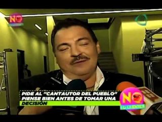 No lo Cuentes. Julio Preciado aconseja a Espinoza Paz no se retire de la música