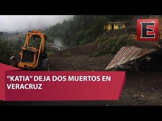 2 muertos y 50 municipios afectados por "Katia"