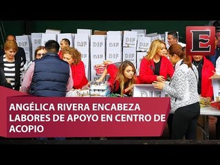 Instalan centro de acopio en Campo Marte de la CDMX