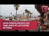 Peña Nieto visitará zonas afectadas en BCS por tormenta Lidia