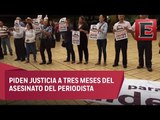 Periodistas de Sinaloa exigen esclarecer asesinato de Javier Valdez