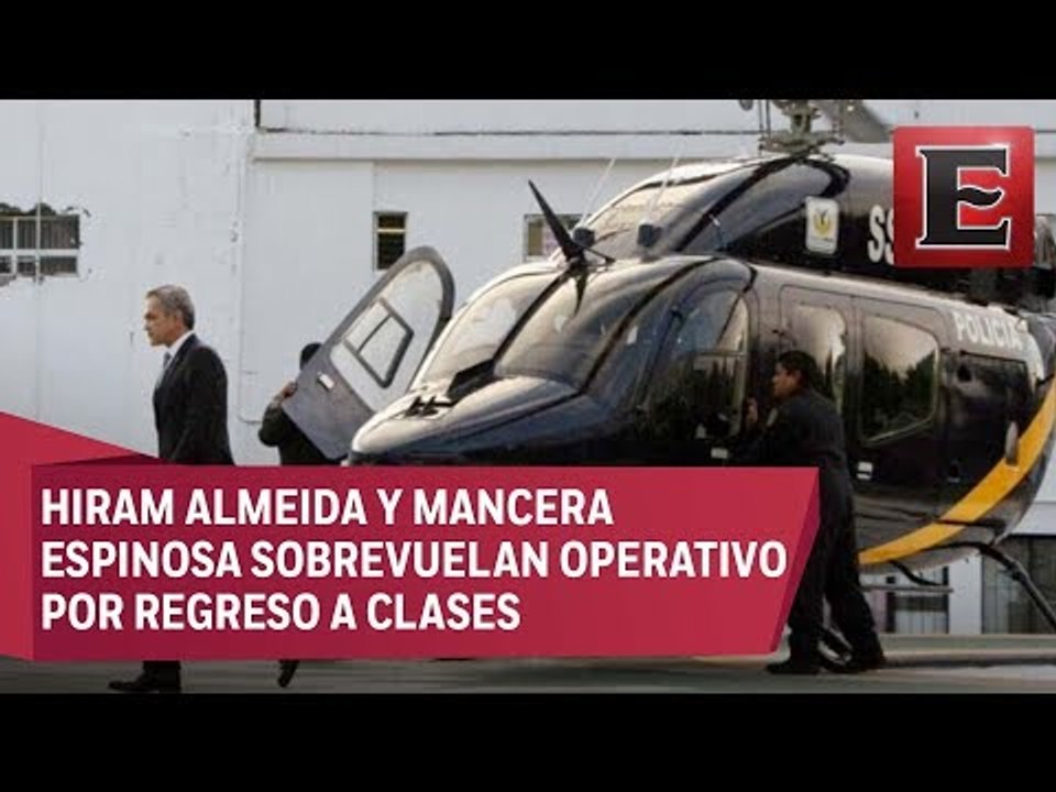 Mancera supervisa operativo de regreso a clases