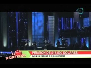 La Sobremesa. Marc Anthony dará pensión de 16 mil dólares a Dayanara Torres