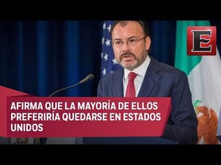 “Sería un regalo que dreamers regresarán a México”: Videgaray