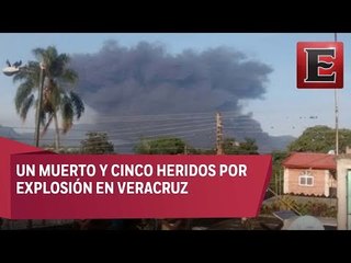Explosión en ducto de Pemex deja 5 heridos en Veracruz