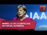 Angela Merkel visita Salón del Automóvil