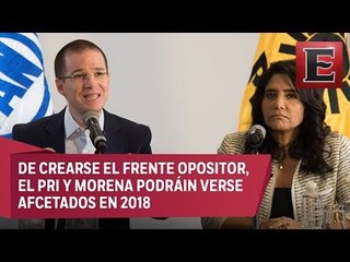 Tensiones internas en PAN y PRD afectan desarrollo del Frente Opositor