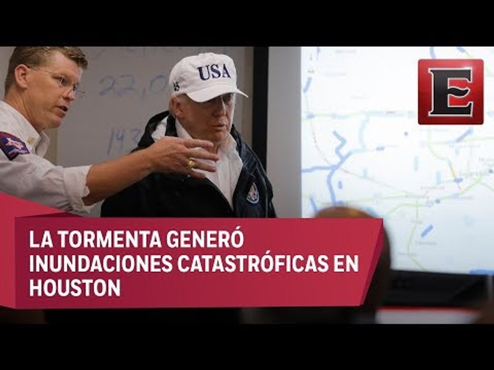 Trump viaja a Texas para evaluar daños generados por Harvey