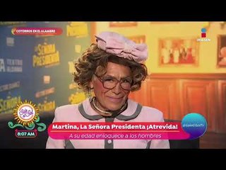 ¡Martina, La Señora Presidenta, enloquece a los hombres! | Sale el Sol