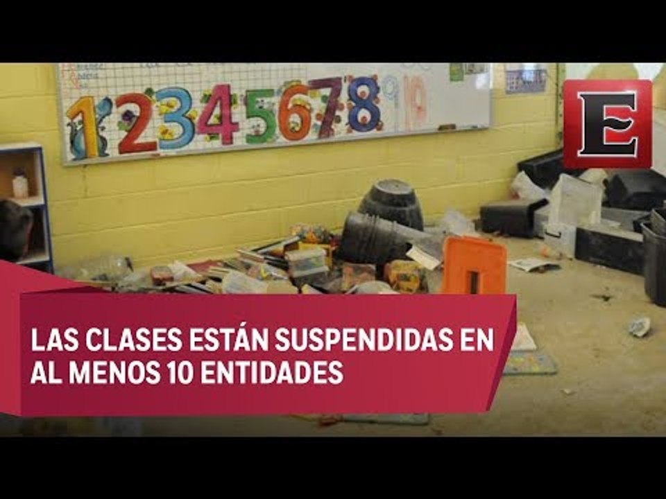 SEP reporta más de 2 mil escuelas afectadas en el país por temblor de 7.1