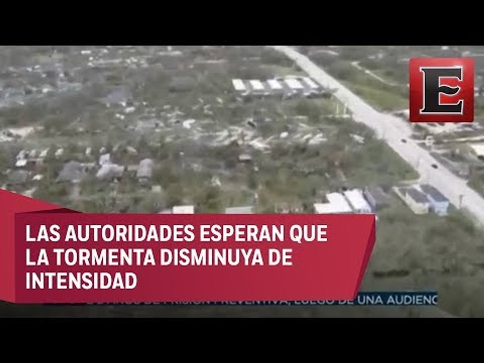 'Harvey' toca tierra en Lousiana