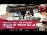 Continúan rescate en edificio colapsado en Lindavista