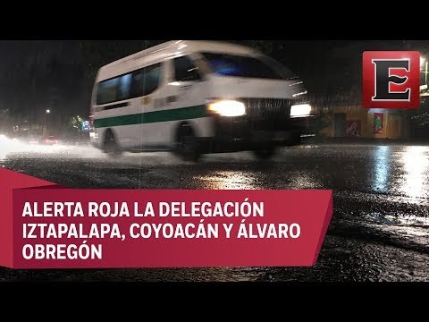 Las lluvias no dan tregua a la CDMX: Inundadas varias vialidades y calles