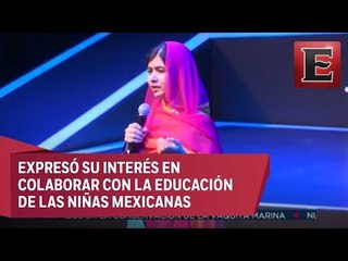 Malala Yousafzai busca impulsar la educación en México