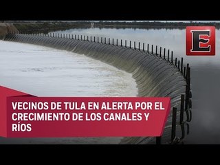 Presa Endhó a su máxima capacidad por aguas provenientes de la CDMX