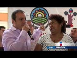 Cuauhtemoc Blanco entregó tamales en cuernavaca