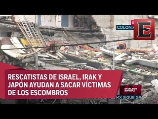Equipos internacionales realizan labores de rescate en la Roma