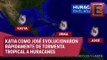 Alerta de lluvias: Hay tres huracanes que azotan el Atlántico