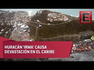 ‘Irma’ lleva destrucción al Caribe; suman 10 muertos