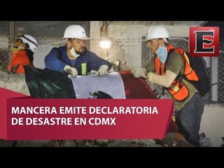 Emiten declaratoria de desastre en CDMX tras sismo