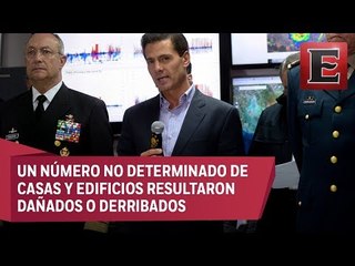 Peña Nieto advierte sobre potente réplica tras temblor de 8.2 grados