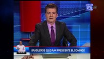 Brasileños elegirán presidente este domingo