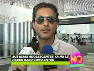 Raúl Araiza habló de la convivencia con sus hijas