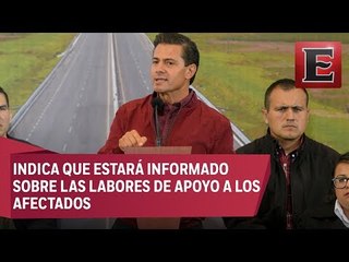 Peña Nieto llama a empresas a ayudar a reconstruir Oaxaca y Chiapas