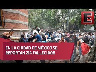 Suman 355 muertos por terremoto del 19:S