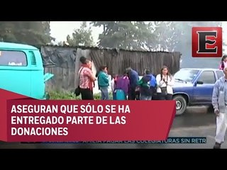 Habitantes del Estado de México denuncian lucro en ayuda para damnificados