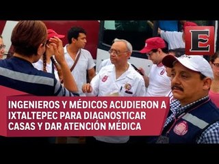 Brigada del IPN apoya a población del Istmo afectada por el sismo