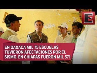 Ya se avanza en el proceso de reconstrucción de las escuelas: Nuño