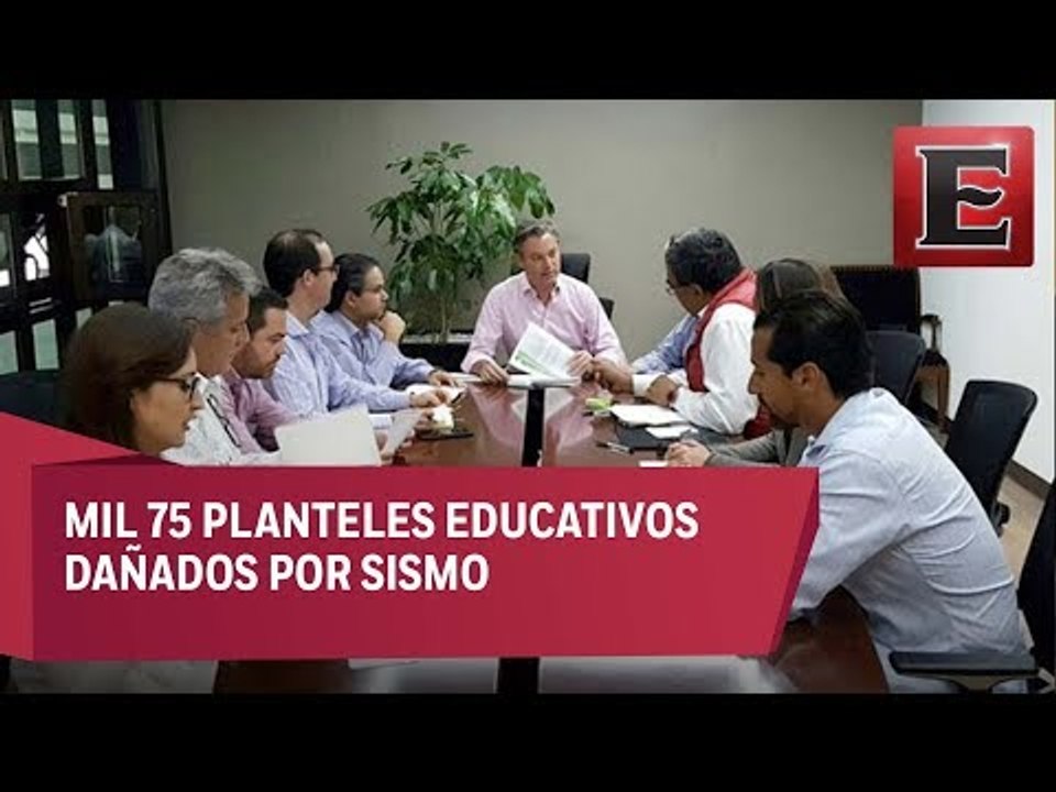 Evalúa SEP  avances del censo sobre escuelas dañadas por sismo