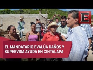 Contabilizados 200 mil damnificados en Chiapas por sismo, informa Peña Nieto