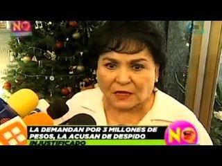 No lo Cuentes. Demandan a Carmen Salinas por 3 mdp; la acusan de despido injustificado