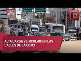 Reporte de las principales vialidades del Valle de México