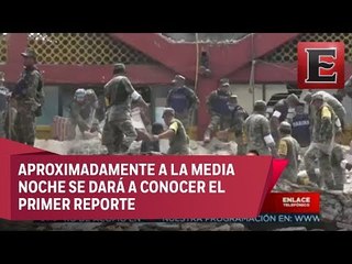 Comienzan labores de búsqueda y rescate en Juchitán