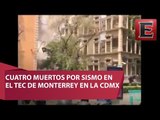 Video: Momentos de pánico en el Tec de Monterrey por el sismo