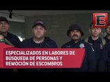 Equipos de rescatistas internacionales llegan a México