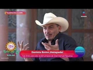 ¡José Manuel Figueroa gran admirador de Daniela Romo! | Sale el Sol